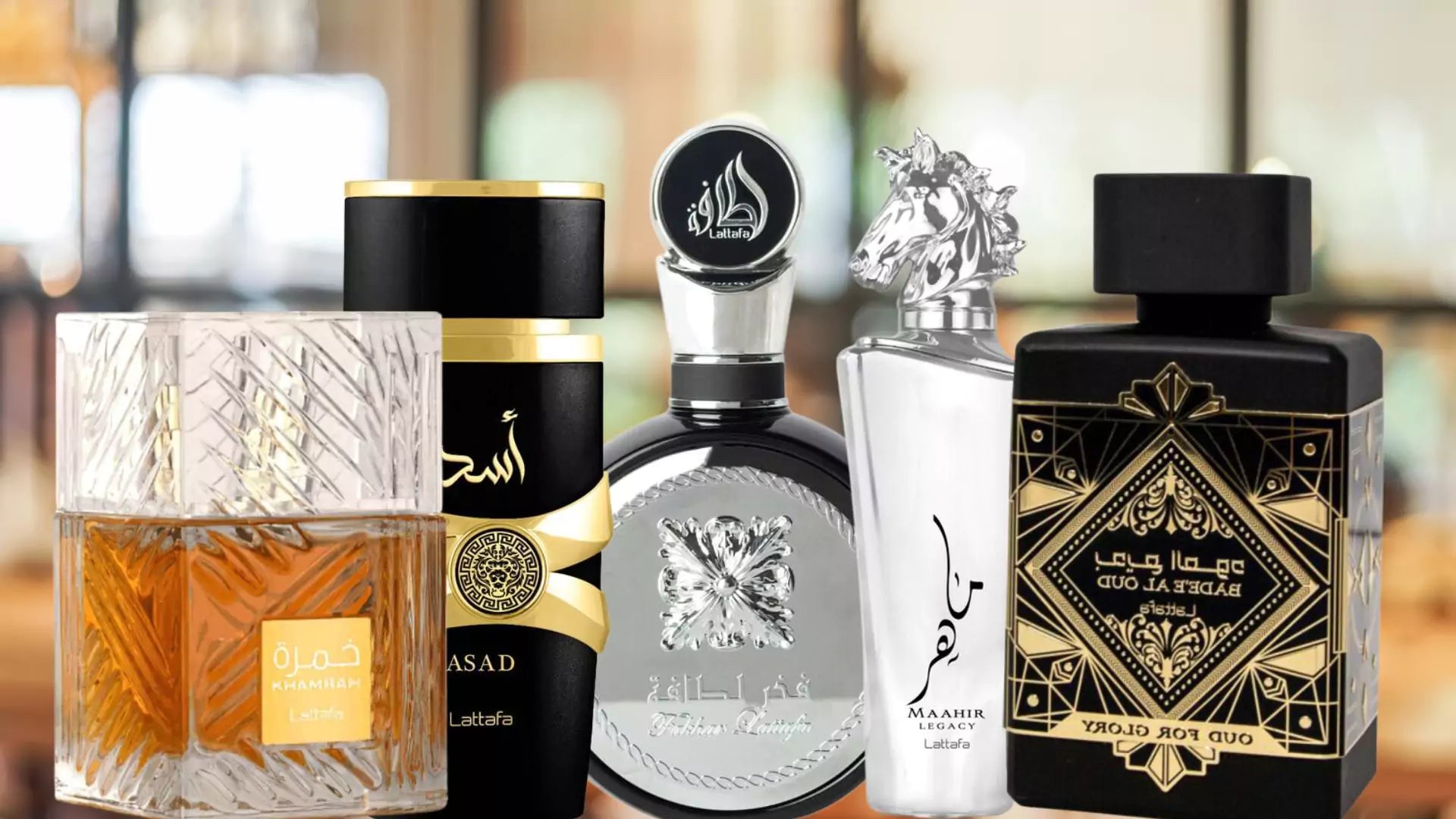 Muestras de todos los perfumes