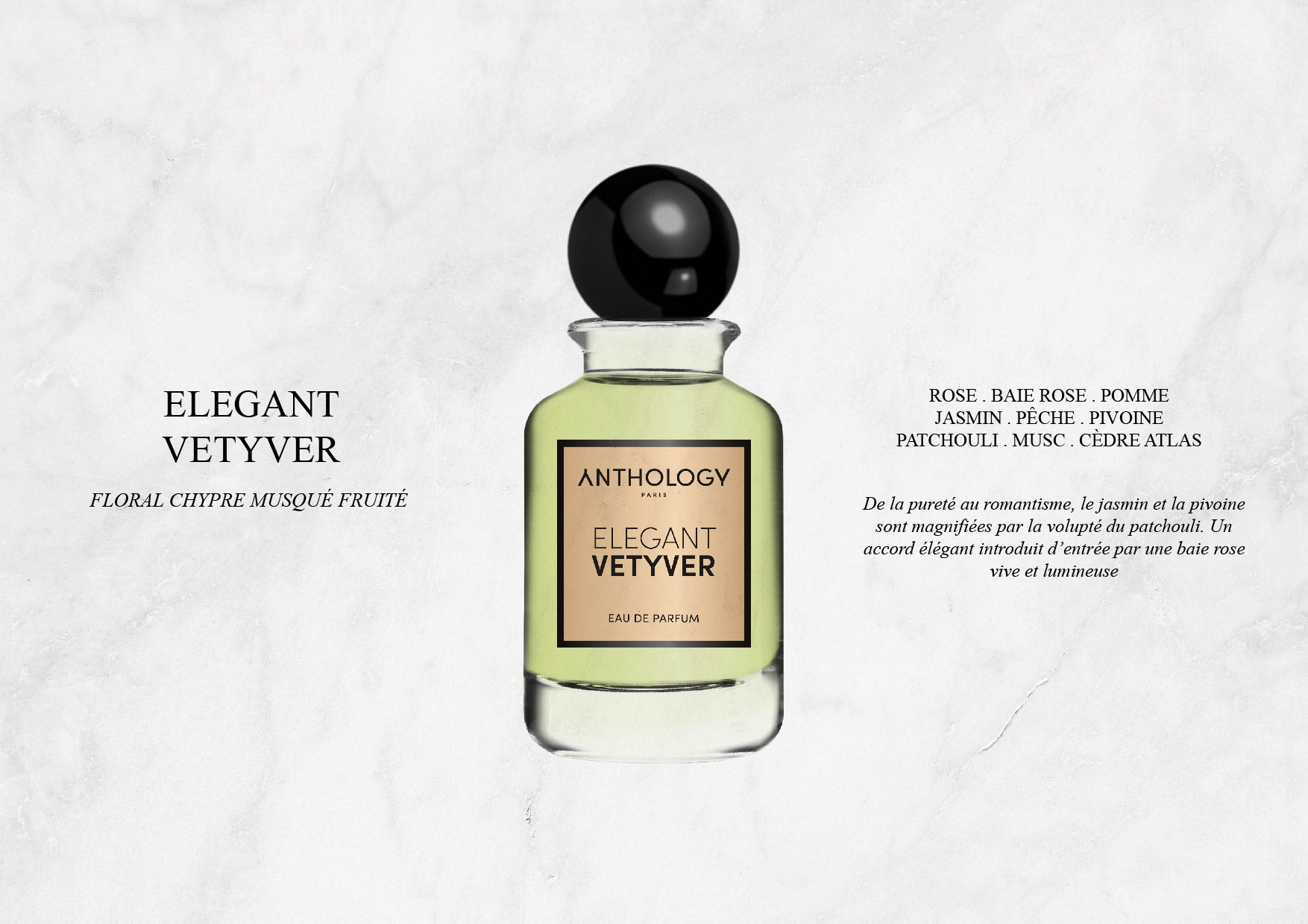 Reviews of Elegant Vetyver - ANTHOLOGY perfume