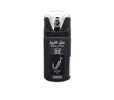 Ishq Al Shuyukh Desodorante Plata 250 ml - Lattafa Spray