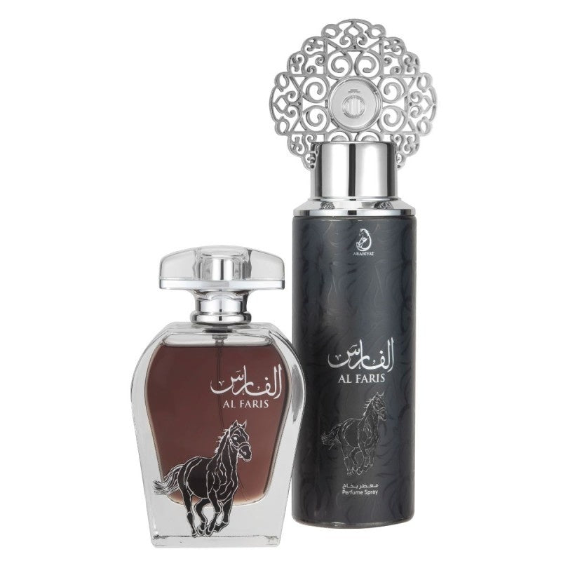 الفارس - مجموعة هدايا عطوري | عطر 100 مل + سبراي 200 مل | Arabiyat prestige