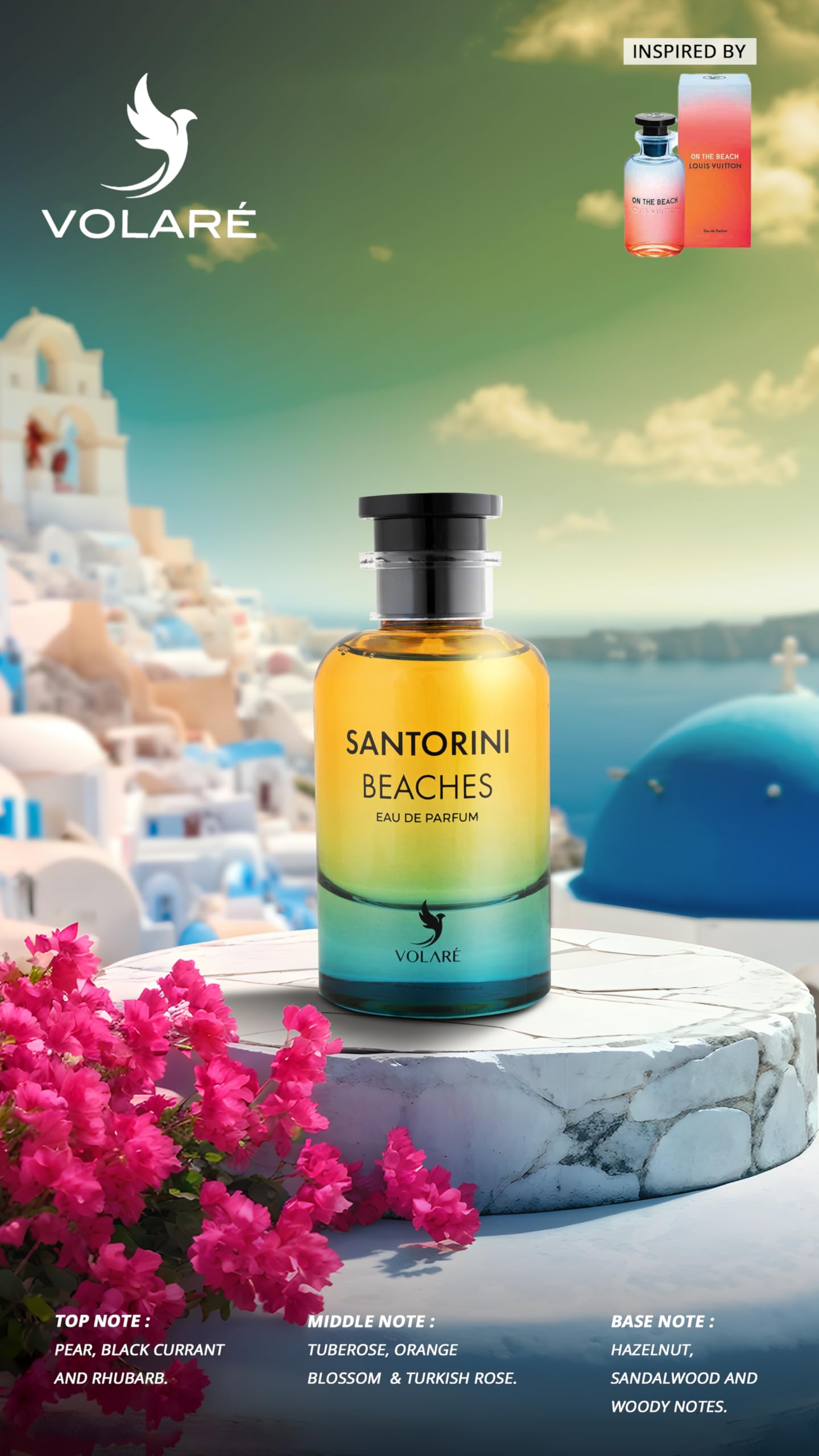 Santorini 100ml - Volare Perfume