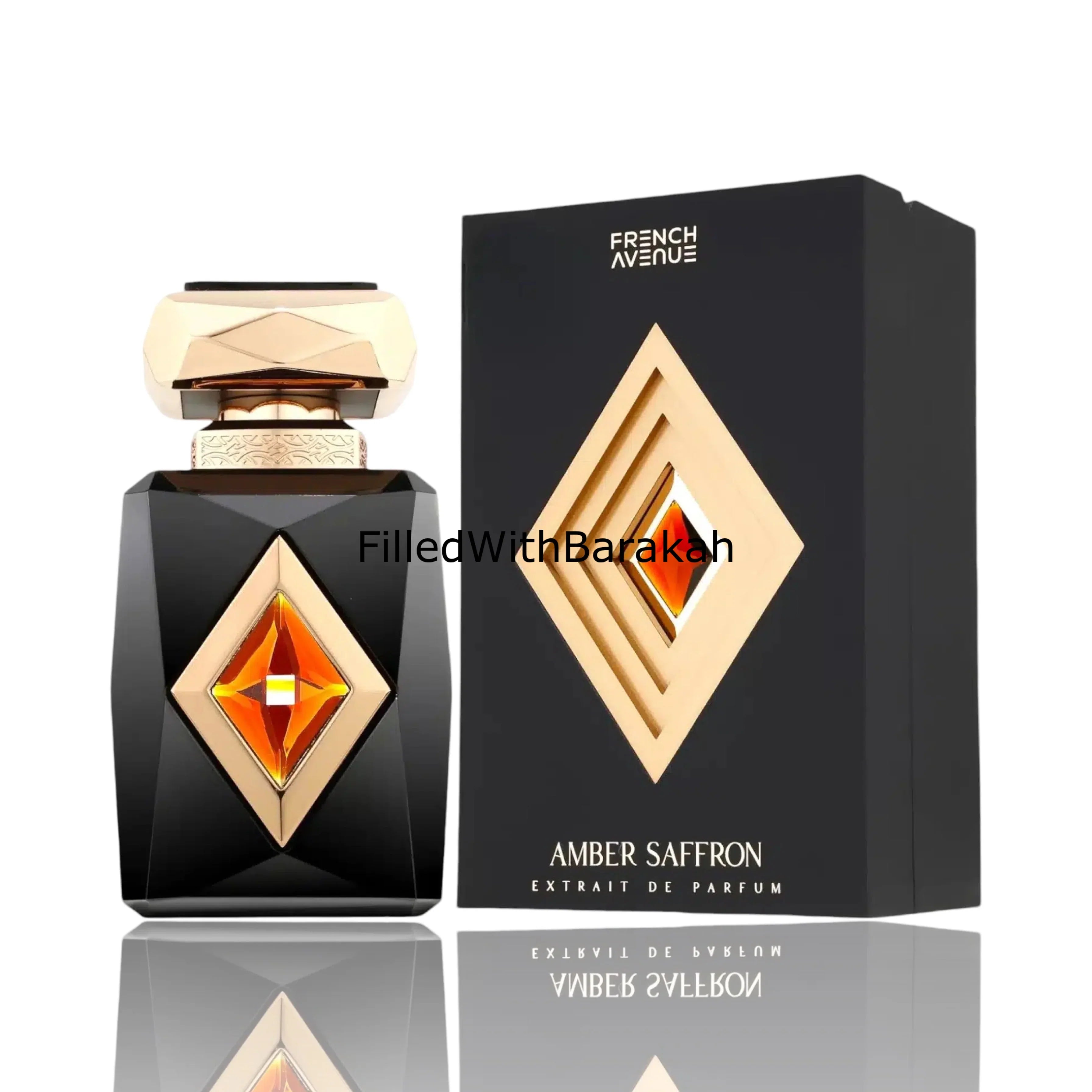 Amber Saffron Extrait de parfum - Grossiste French Avenue 80 ml