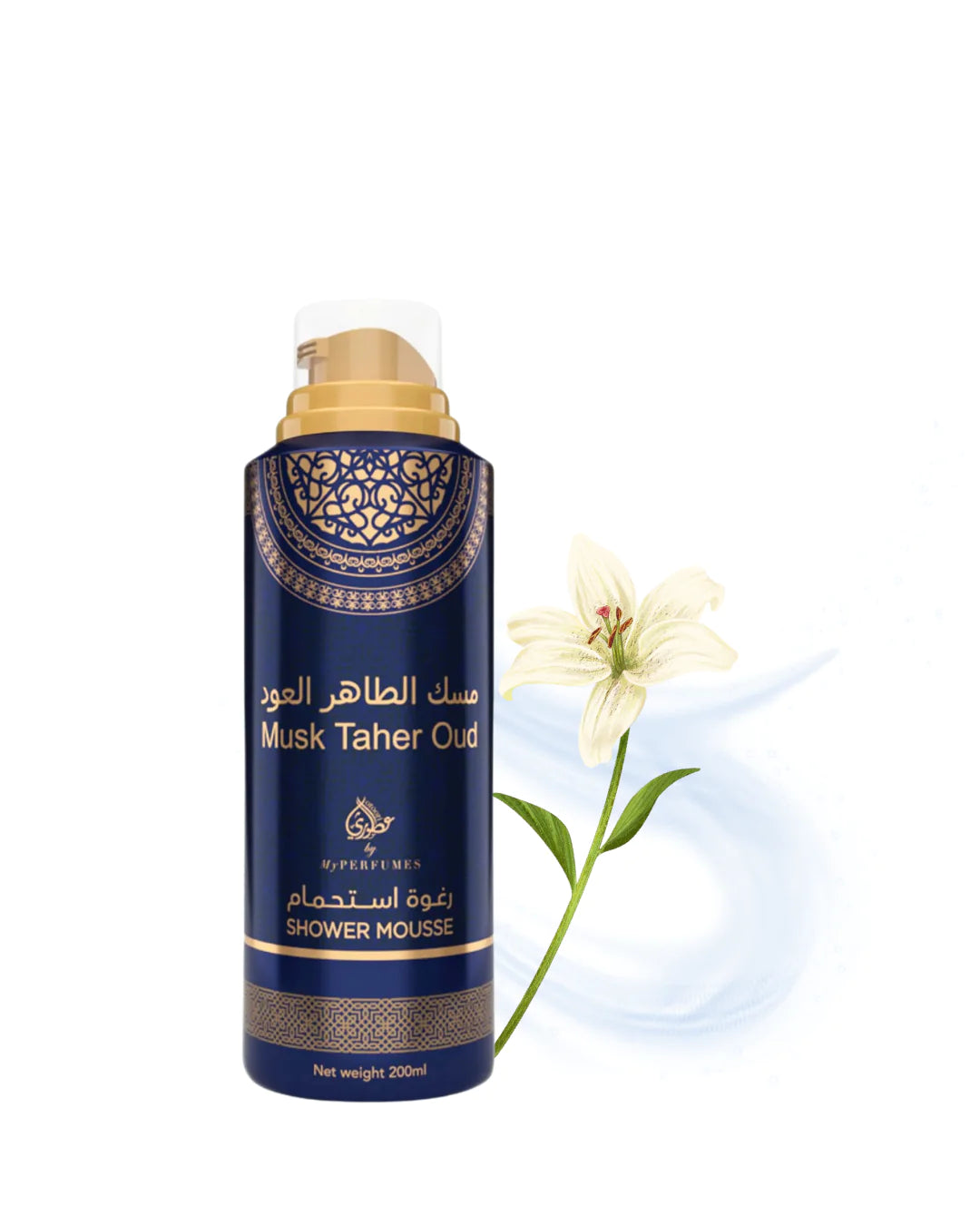 Musk Taher Oud 200ml - Shower Mousse