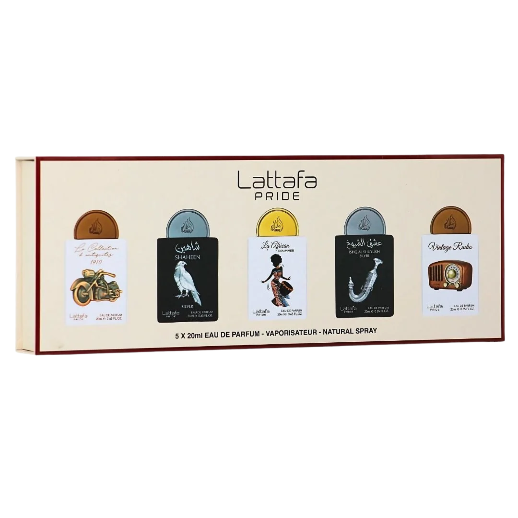 Lattafa Orgoglio/No. Cofanetto regalo 05 Collection Eau de Parfum 5x20ml