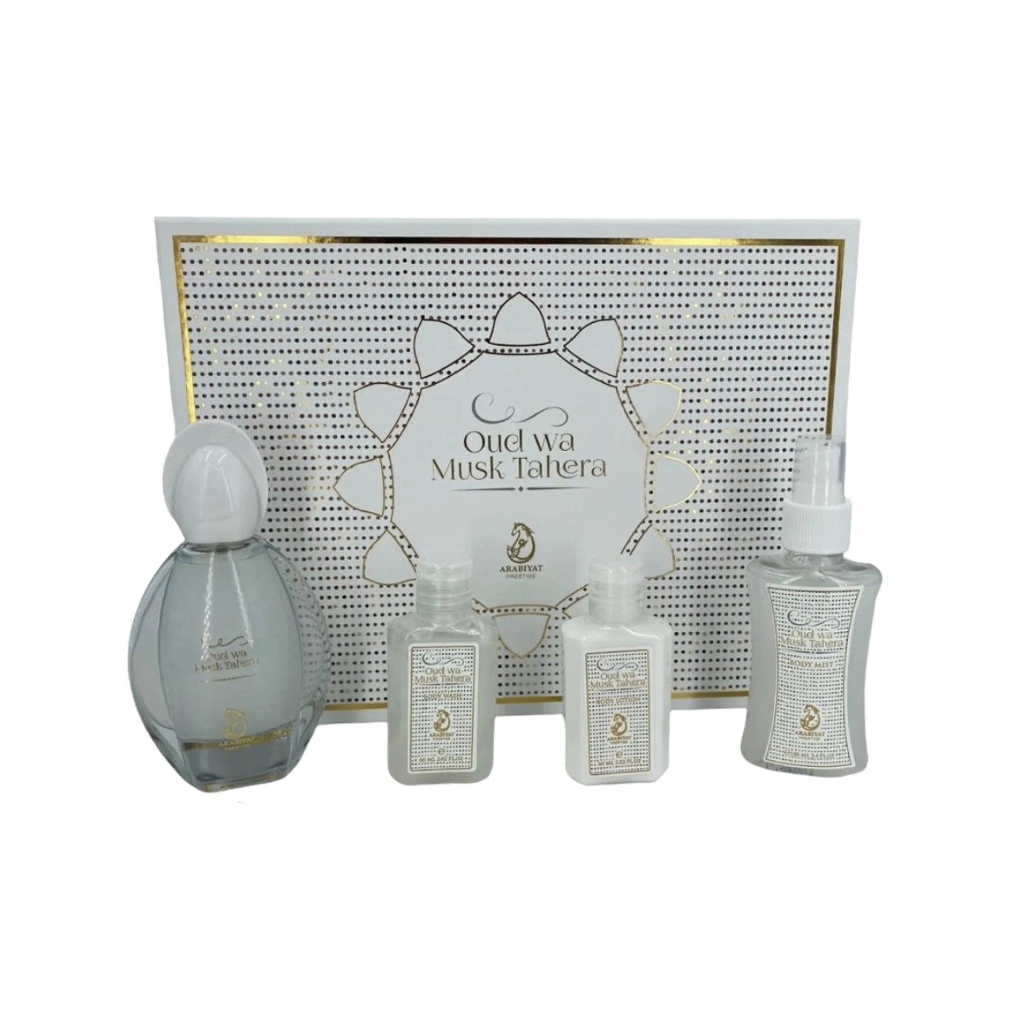 Oud ومسك طاهرة - طقم 4 قطع - MyPerfumes