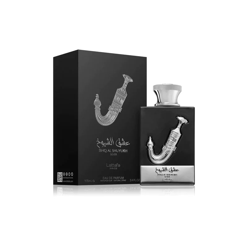 Ishq Al Shuyukh Silver avec boite - Lattafa Parfum