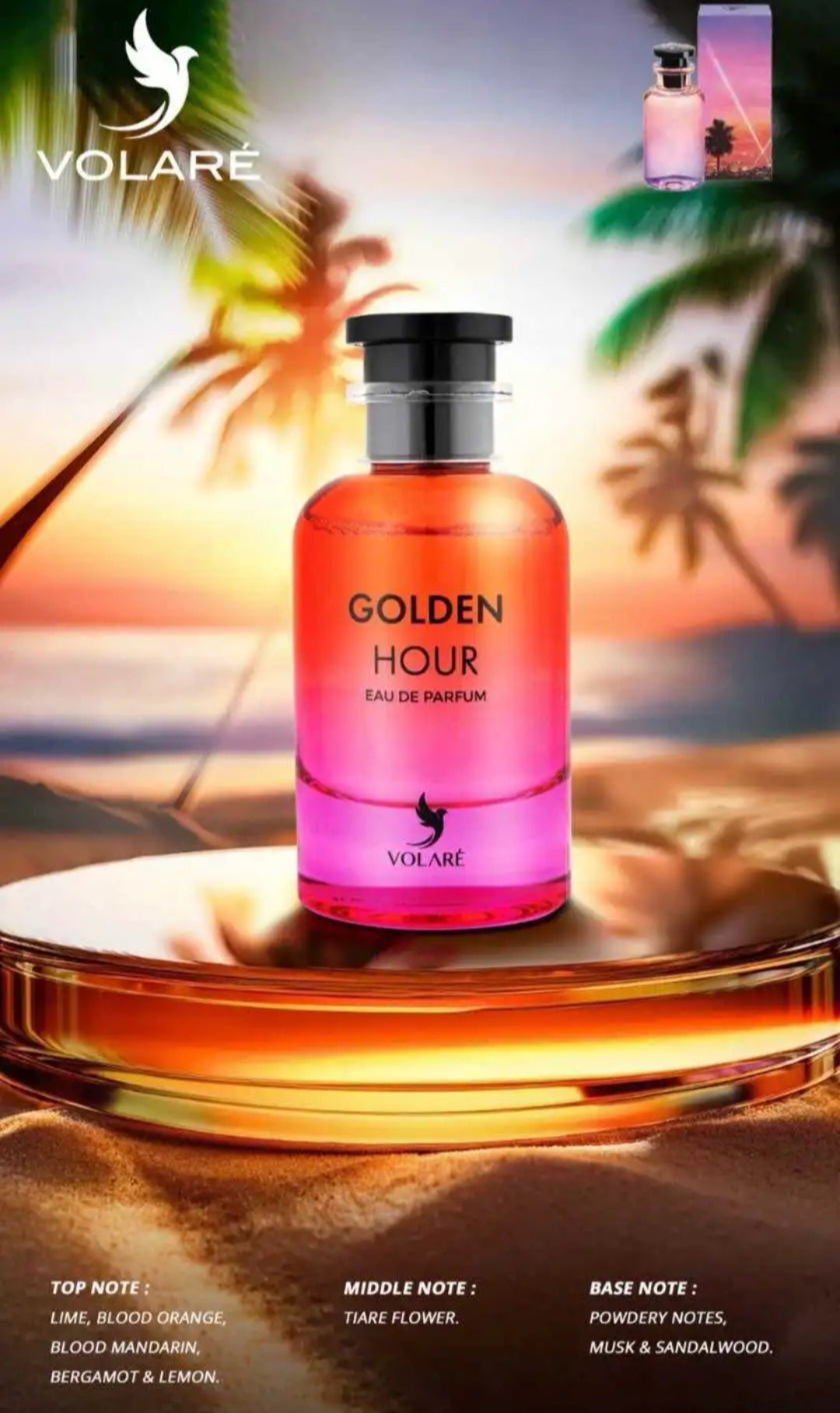 GoldEn Hour 100ml Volar Parfüm Inspiration City of Stars Louis Vuitton