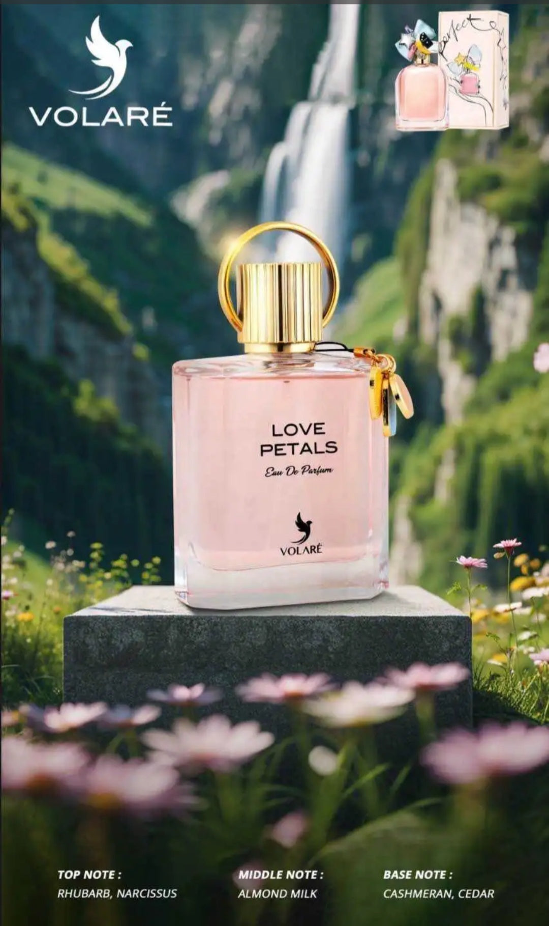 Love Petals 100ml Volare Parfum inspiration Perfect Marc