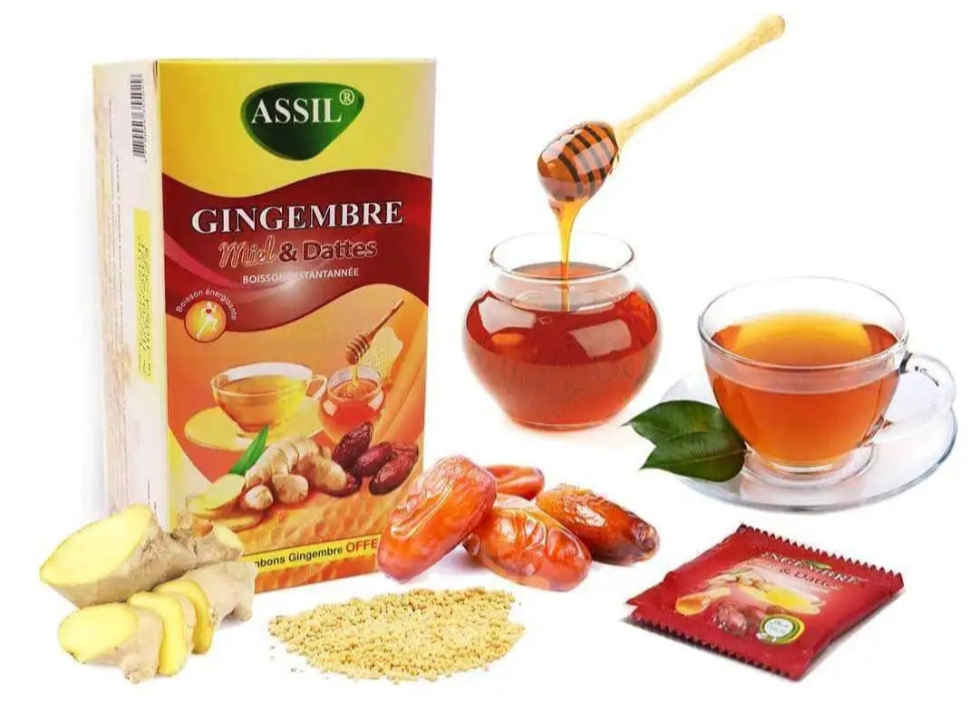 Ginger, honey &amp; dates herbal tea 