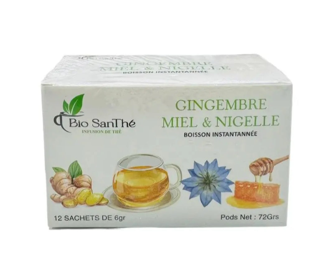 Thé Gingembre, Miel & Nigelle