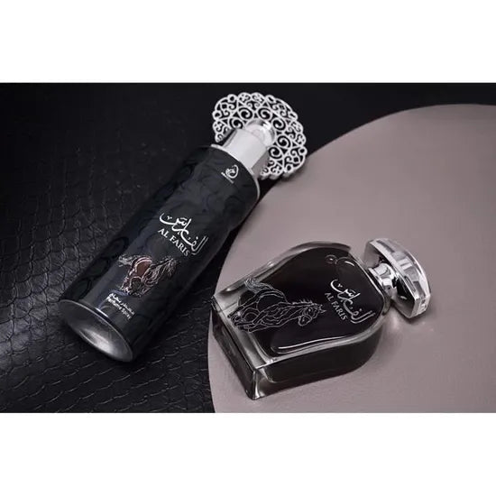 Al Faris - Set regalo MyPerfumes | Profumo 100ml + Spray 200ml | Arabiyat prestige