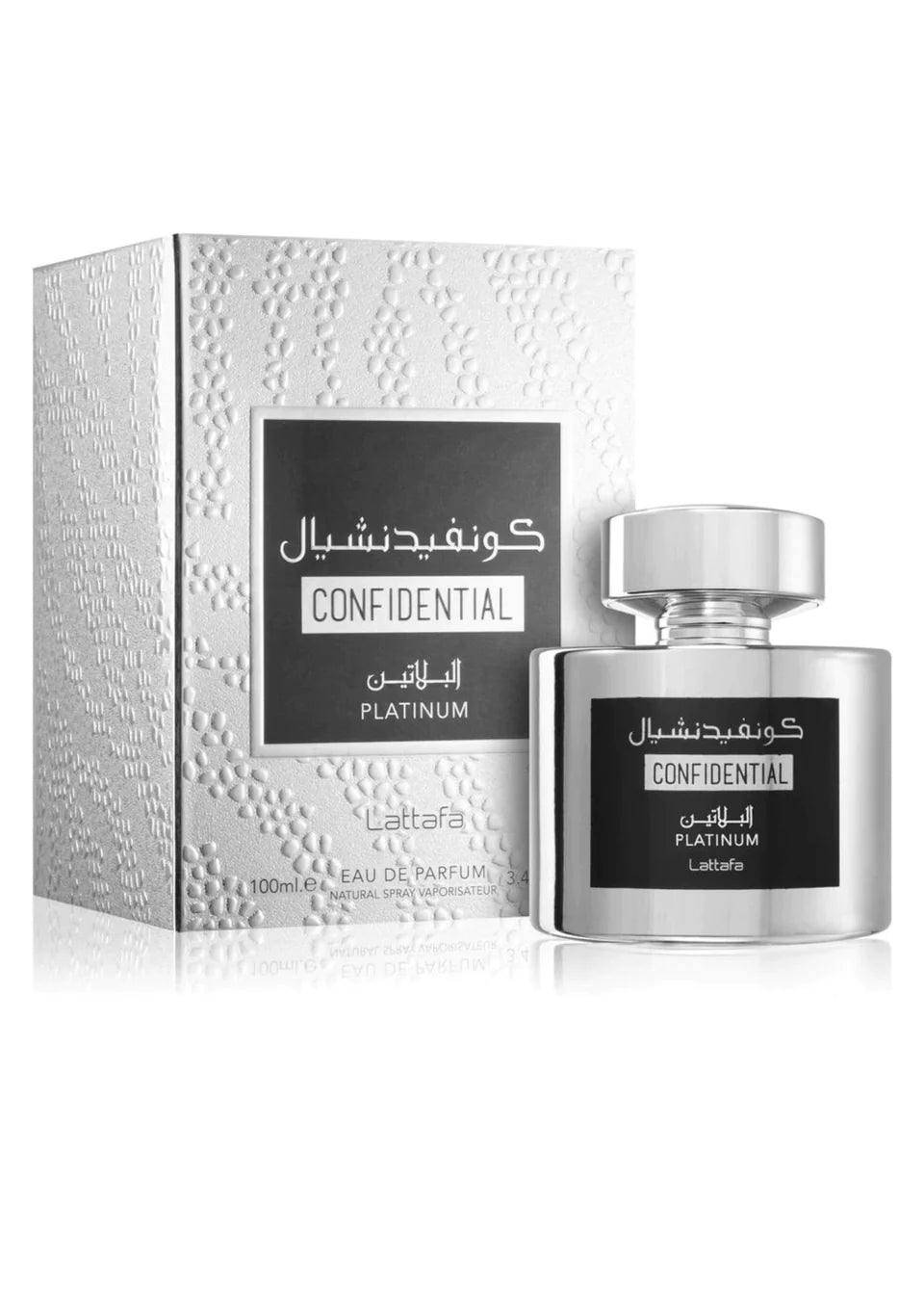 Platino Confidencial 100ml - Lattafa Parfum