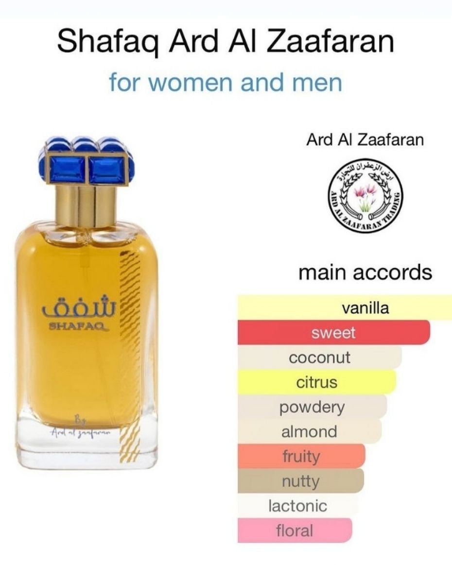 Shafaq 100ml - Eau parfum- Ard Al Zaafaran