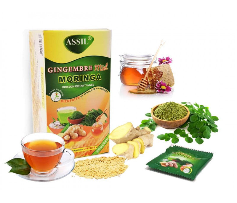 Ginger, honey &amp; moringa herbal tea 